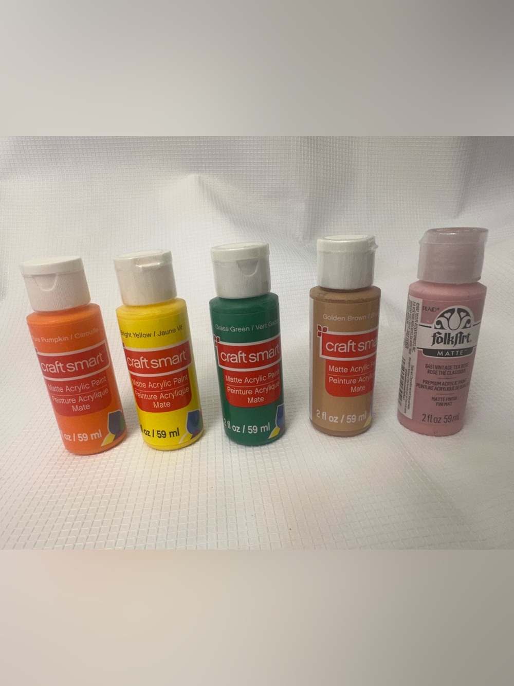 Matte Acrylic Paint Assortment Set & Glitter